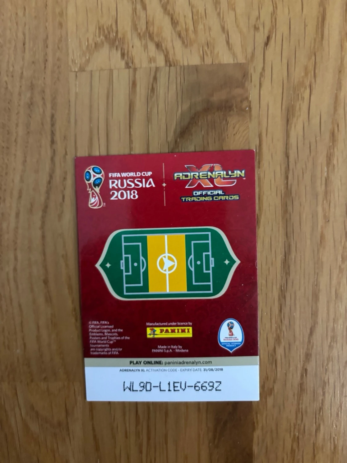 Panini VM 2018 fotbollskort samling - 1