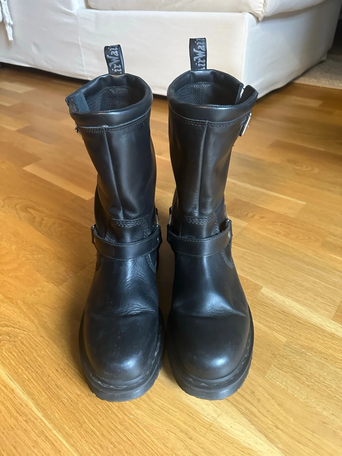 Svarta läderboots från Dr. Martens - 1