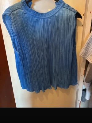 Blus från Zara - Säljer en söt blå/lila blus från Zara, nästintill aldrig använd! Kan postas idag🩵 Storleken är M men skulle säga att den passar Så kan 