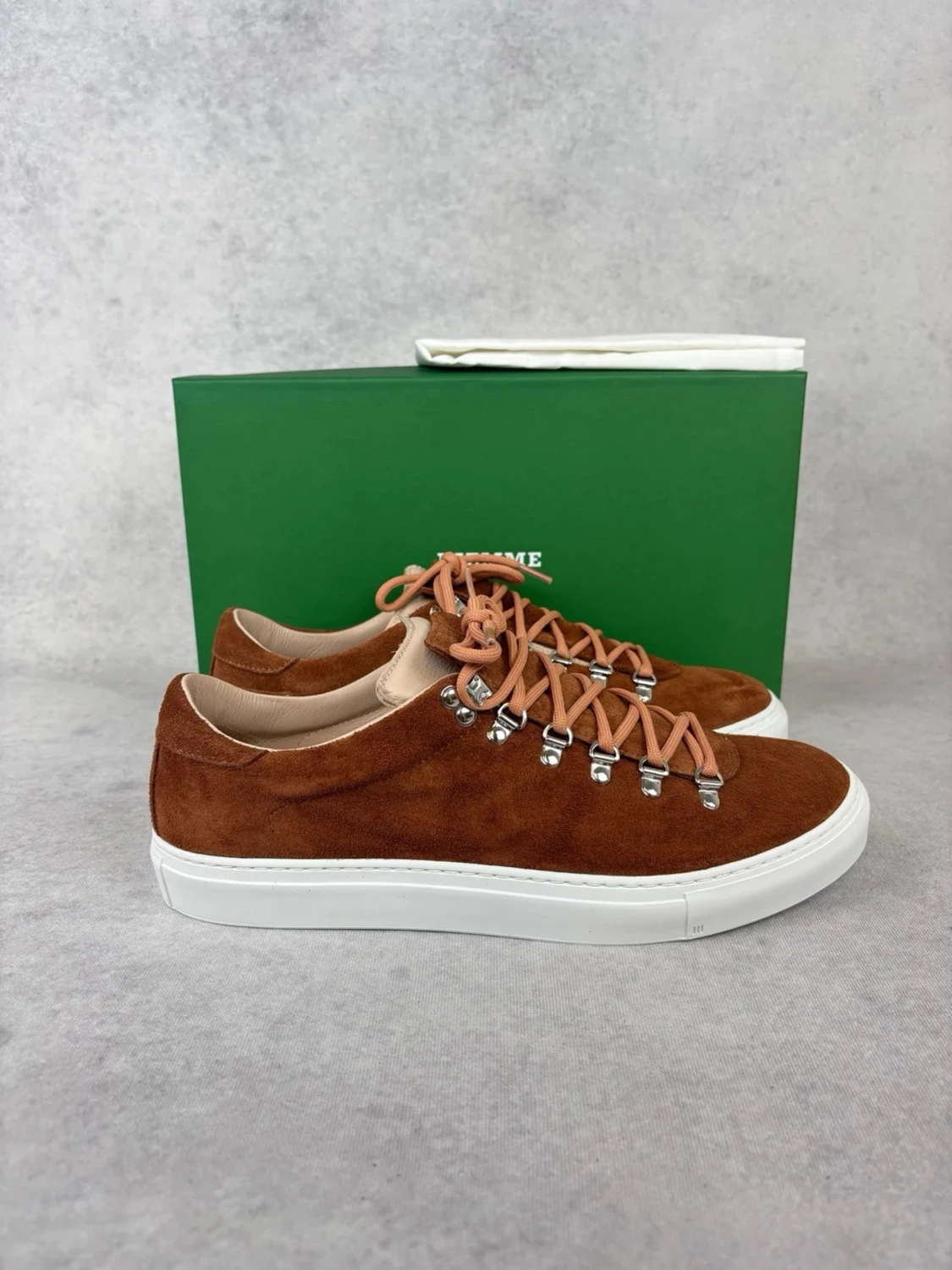 Bruna mockasneakers från Diemme