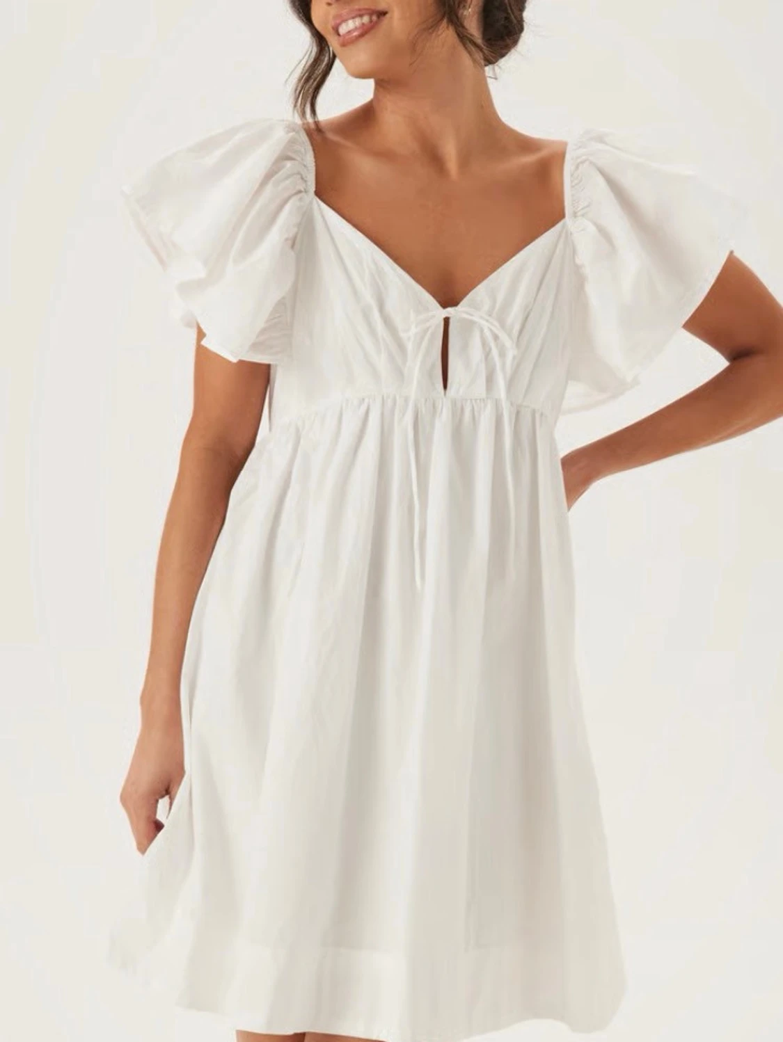 Vit studentklänning - 2