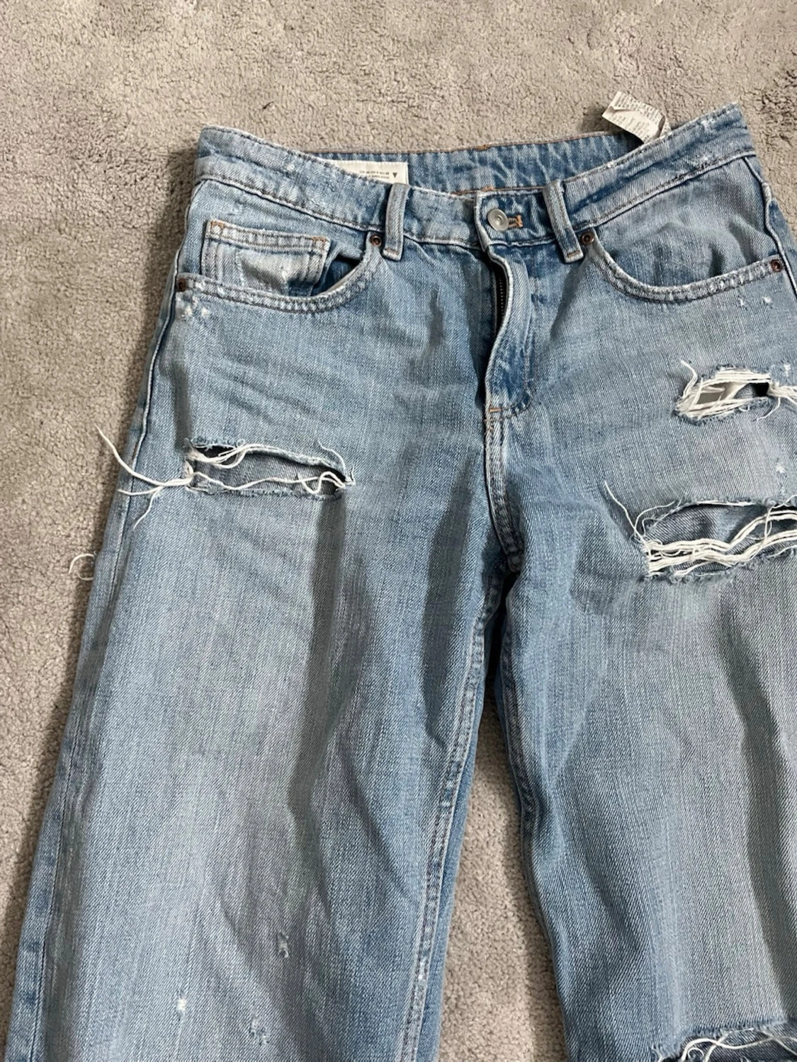 jeans med slitningar & hål - 3
