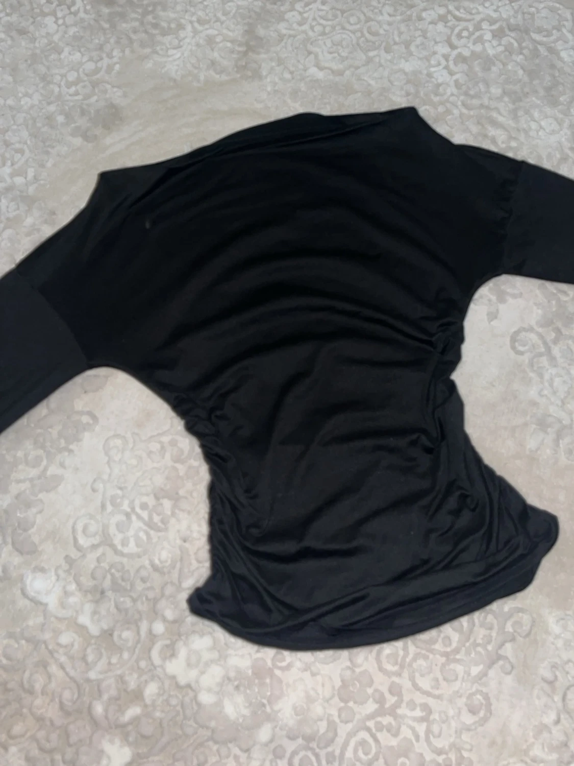 Svart offshoulder topp