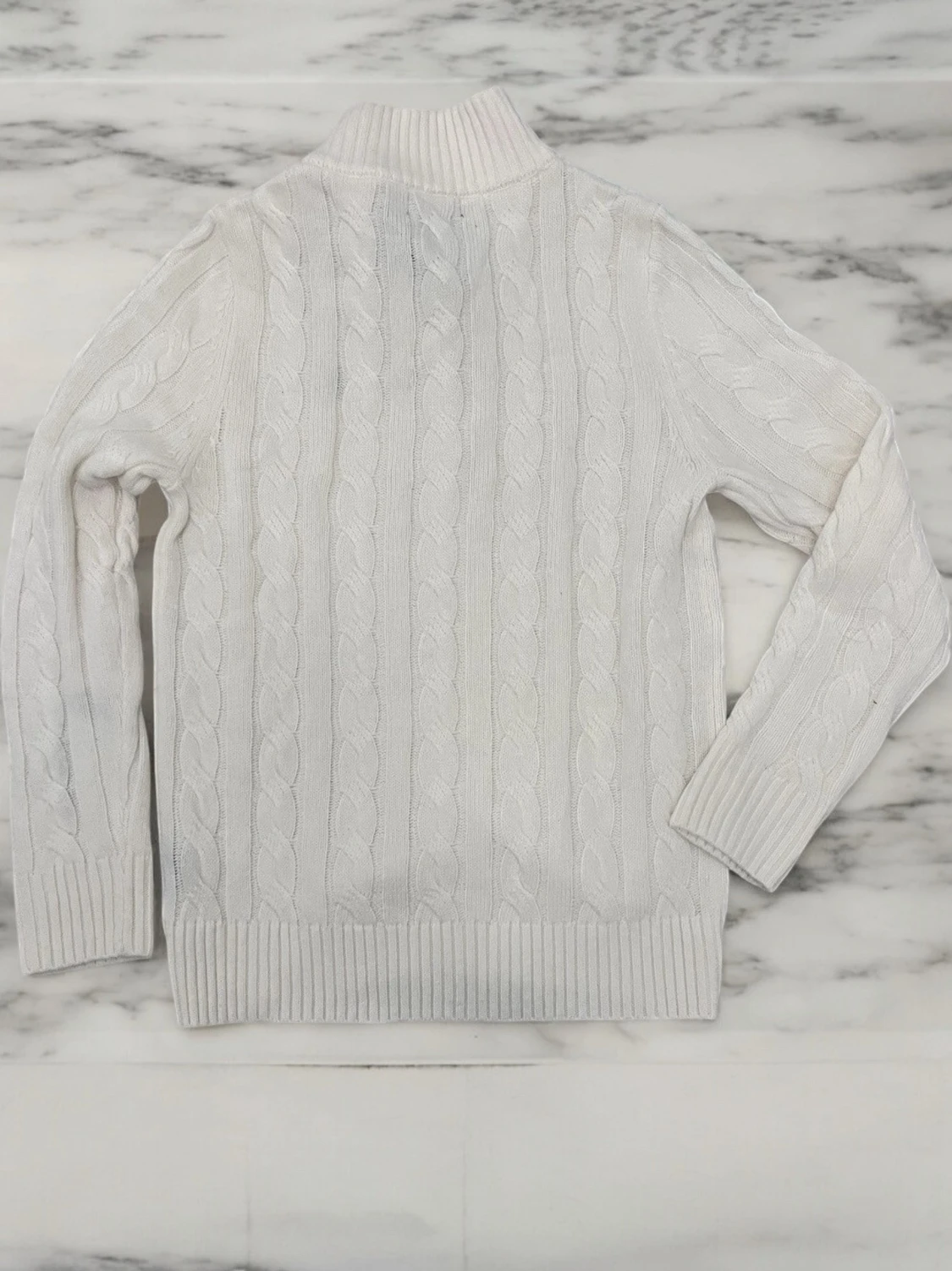 Vit quarter zip tröja Polo Ralph Lauren - 1