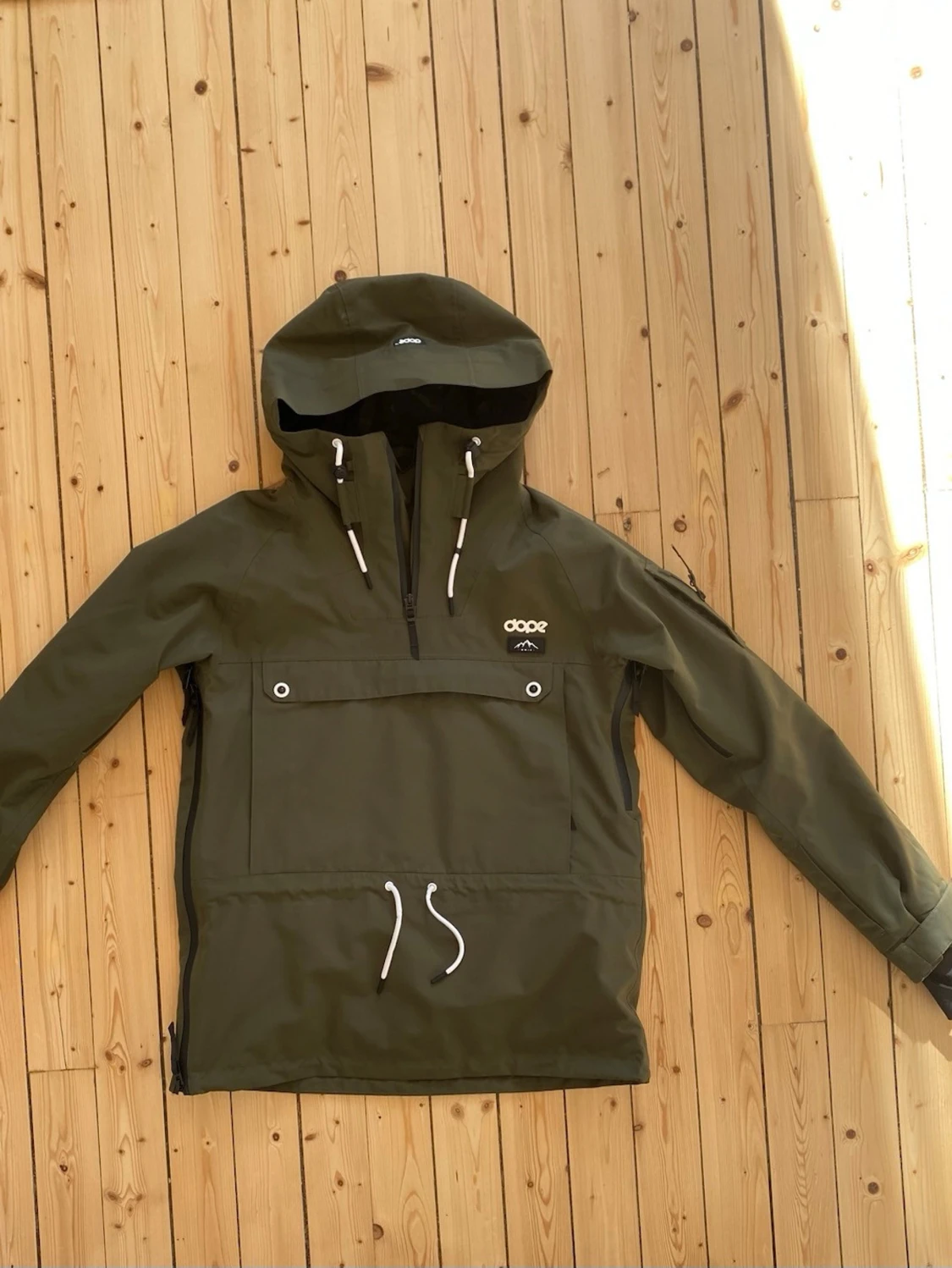 Olivgrön skidjacka från Dope - 4
