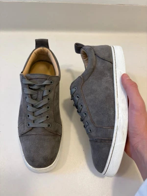 Gråa Christian Louboutin skor - Mörk gråa Christian Louboutin mocka skor //  Storlek 41 //  Mycket bra skick även mockan är i väldigt bra skick //  Skriv vid minsta fråga eller fundering🤝