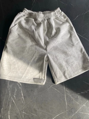 Grå sweatshorts från Crocodile Gartz - M - Säljer ett par Cortiez shorts i ljusgrå/gråmelerad färg. Snygg streetwear-modell med ren look och diskret tryck på benet.  Detaljer: 	•	elastisk midja 	•	sidofickor 	•	bakficka 	•	vit logga/tryck på benet 	•	mjuk och bekväm kvalitet  Skick: bra begagnat skick Färg: ljusgrå / gråmelerad Stil: streetwear / casual  Shortsen säljs enligt bilder. Se gärna alla bilder för egen bedömning av skick och detaljer.  Kan skickas eller hämtas upp enligt överenskommelse.