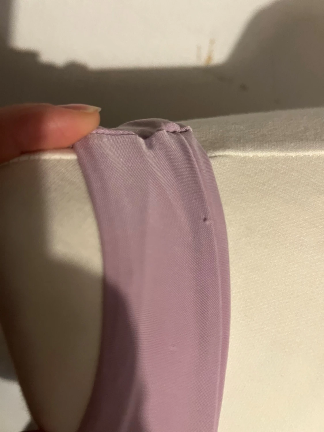 Syrenlilla crop top/ byggelös bh - 3