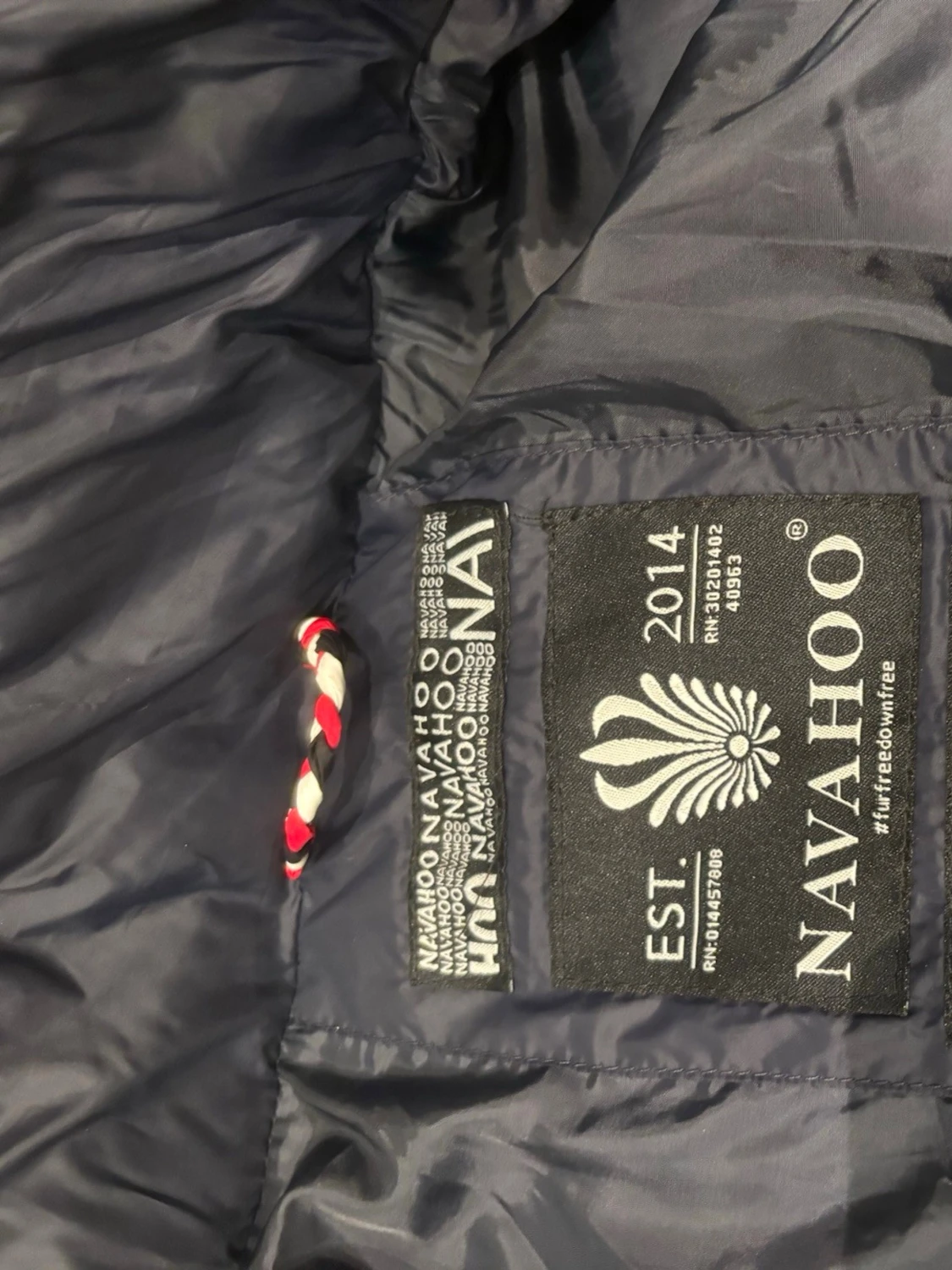 Mörkblå pufferjacka från Navahoo - 6