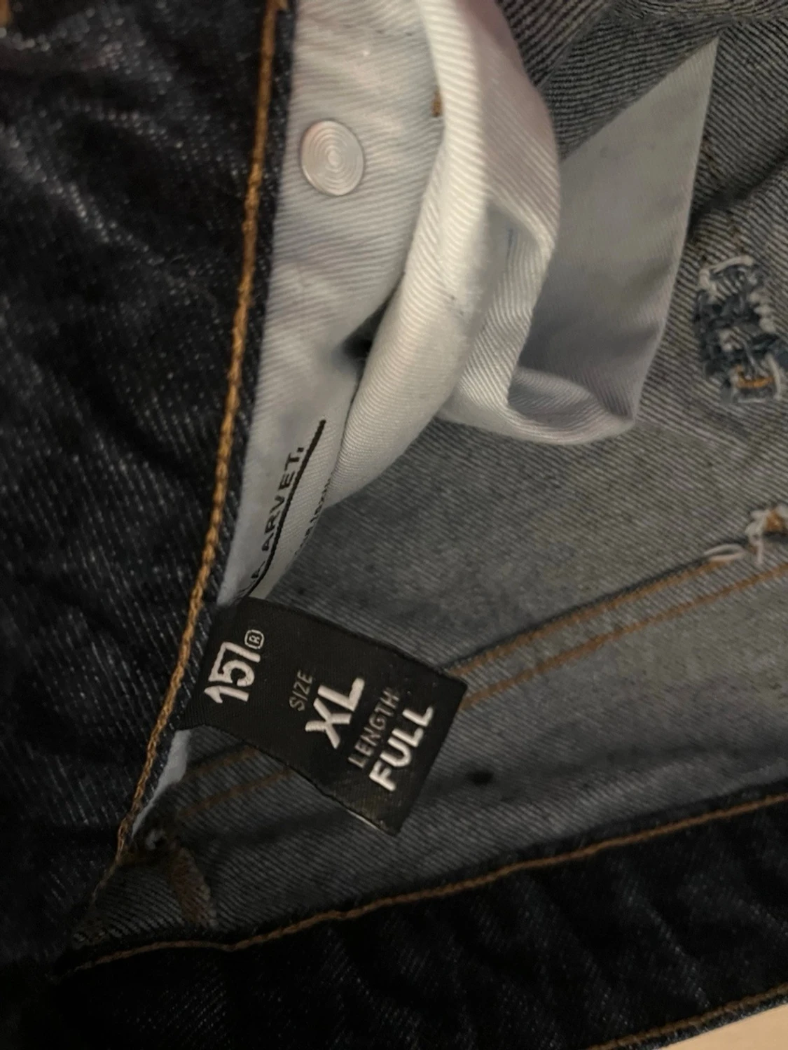 Mörkblå raka jeans från lager 157 - 3