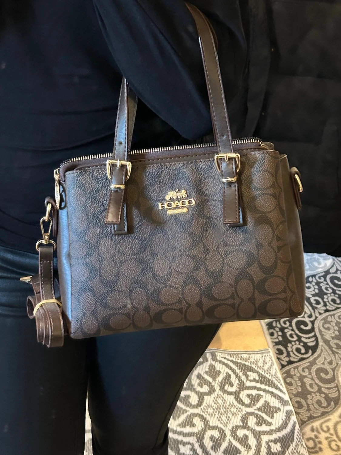 Brun handväska från Coach