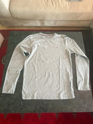 Ljusgrå tommy hilfiger tröja - Ljusgrå Tommy hilfiger tröja, bra skick inga defekter osv. Storlek 164/176