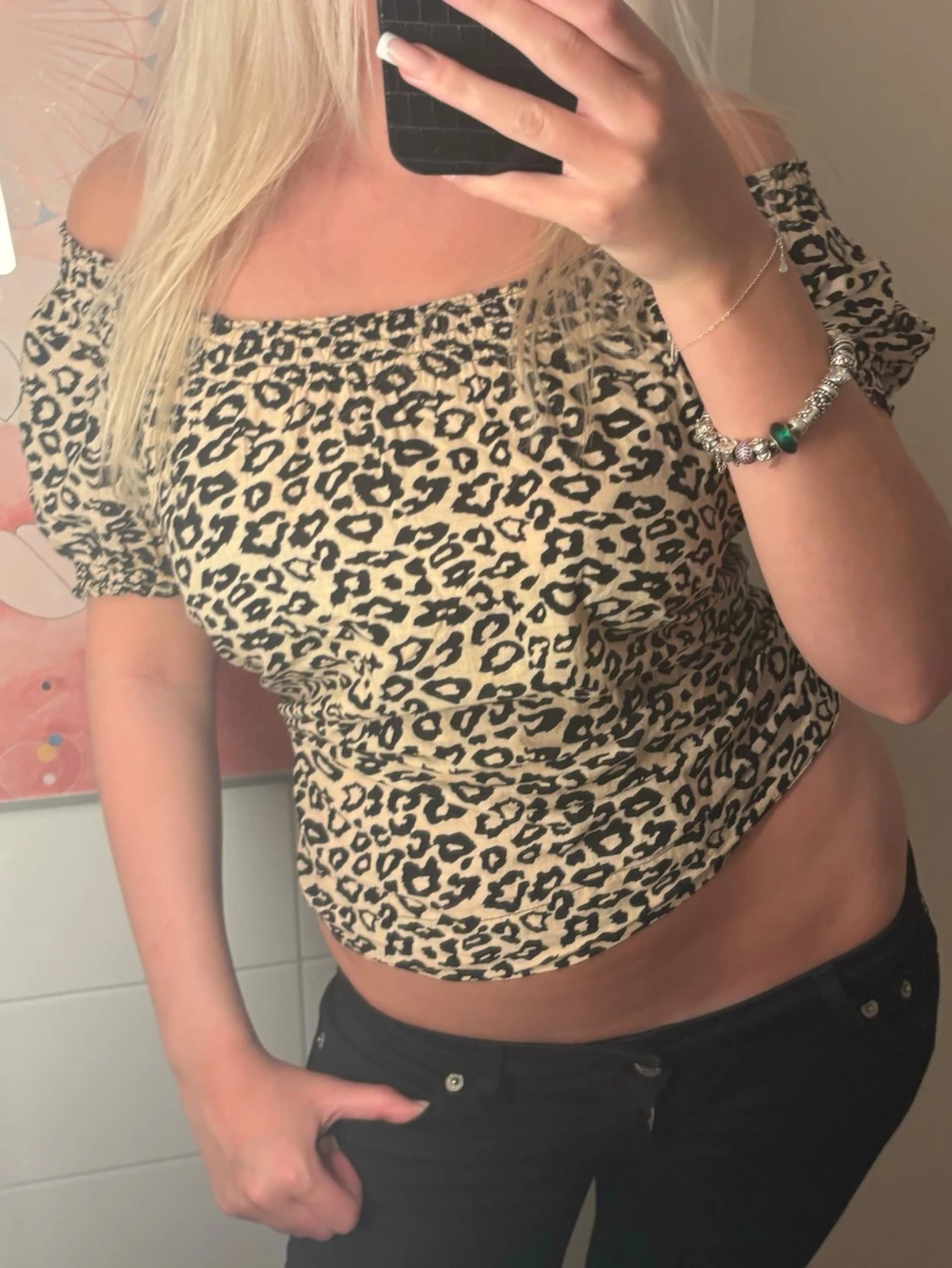  Offshoulder topp - 1