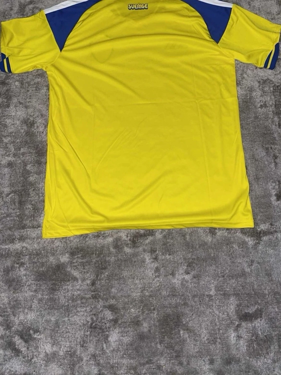 Sverige fotbollströja Adidas gul/blå - 1