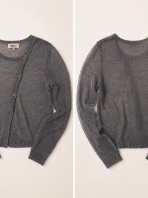 Gina Tricot cardigan i grått: Mjuk, tunnstickad och superfin cardigan i en tidlös grå nyans. Perfekt att bära året runt – lika snygg över ett linne på sommaren som till jeans och boots på hösten. I mycket fint skick och knappt använd. 🤍 - 🩶 Gina Tricot cardigan i grått, strl S. Tunnstickad och lätt modell som passar till det mesta. I fint skick och extra knapp medföljer.  📸 Bara att skriva om du vill ha fler bilder eller har några frågor! OBSERVERA: ENDAST TRÖJAN ÄR TILL SALU