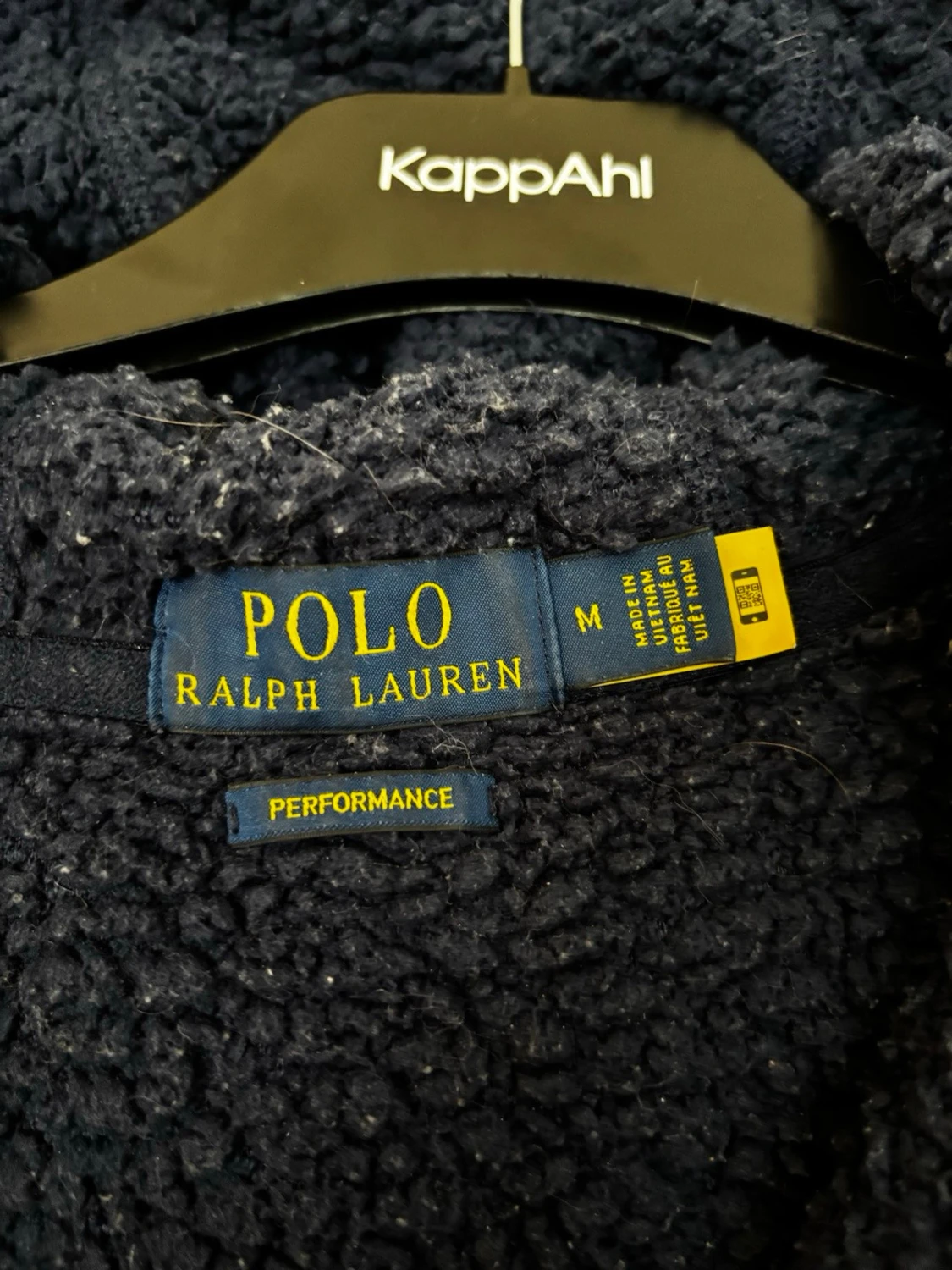 Marinblå fleecehoodie Polo Ralph Lauren - 1