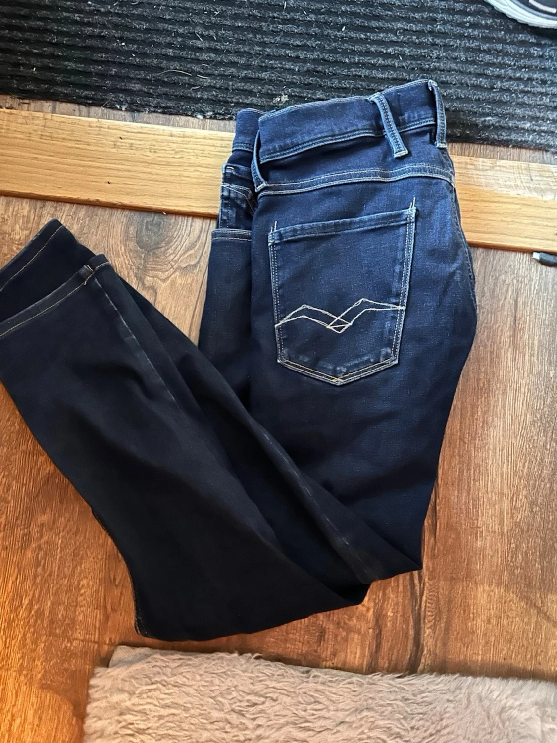 Mörkblå replay jeans Anbass