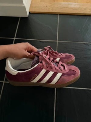 Adidas Gazelle - Säljer mina Adidas Gazelle i vinrött då dom inte kommer till användning längre !! Snören medföljer ! Hör av dig vid övriga frågor ❣️
