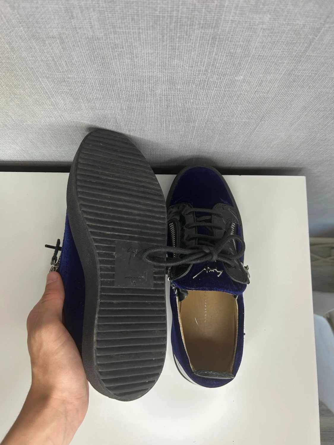 Blå Giuseppe Zanotti skor - 5