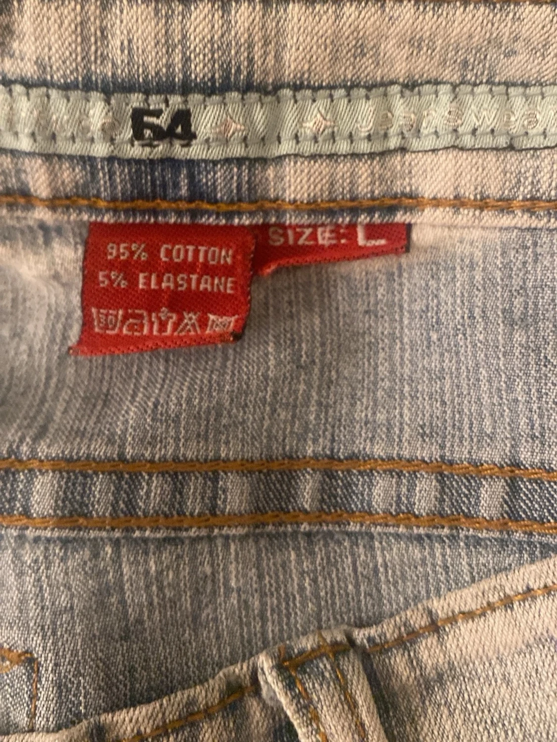 Ljusblå bootcut jeans - 3