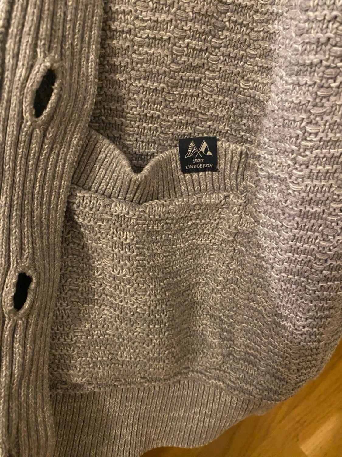 Lindbergh grå cardigan – premiumkvalitet. - 2