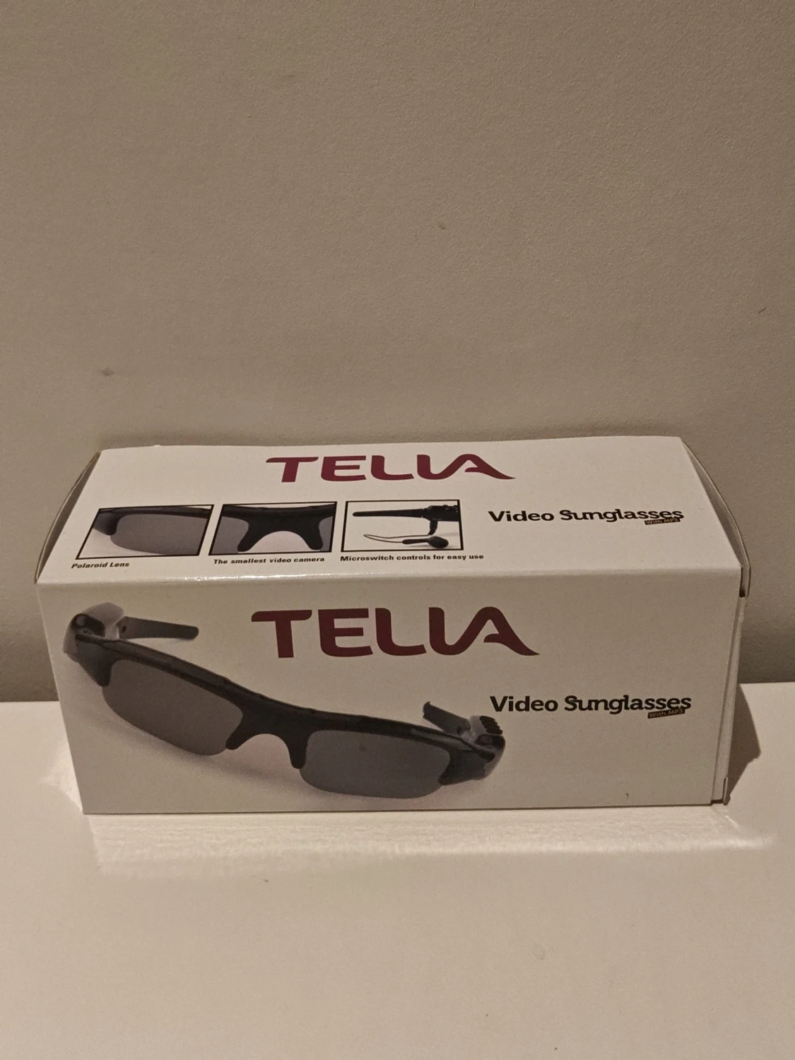 Smart Video Recording Sunglasses med MP3 och Kamera