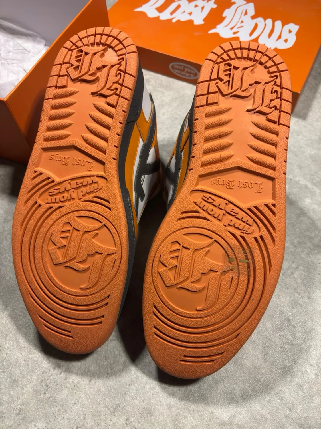 Lost Boys orange låga sneakers - 4