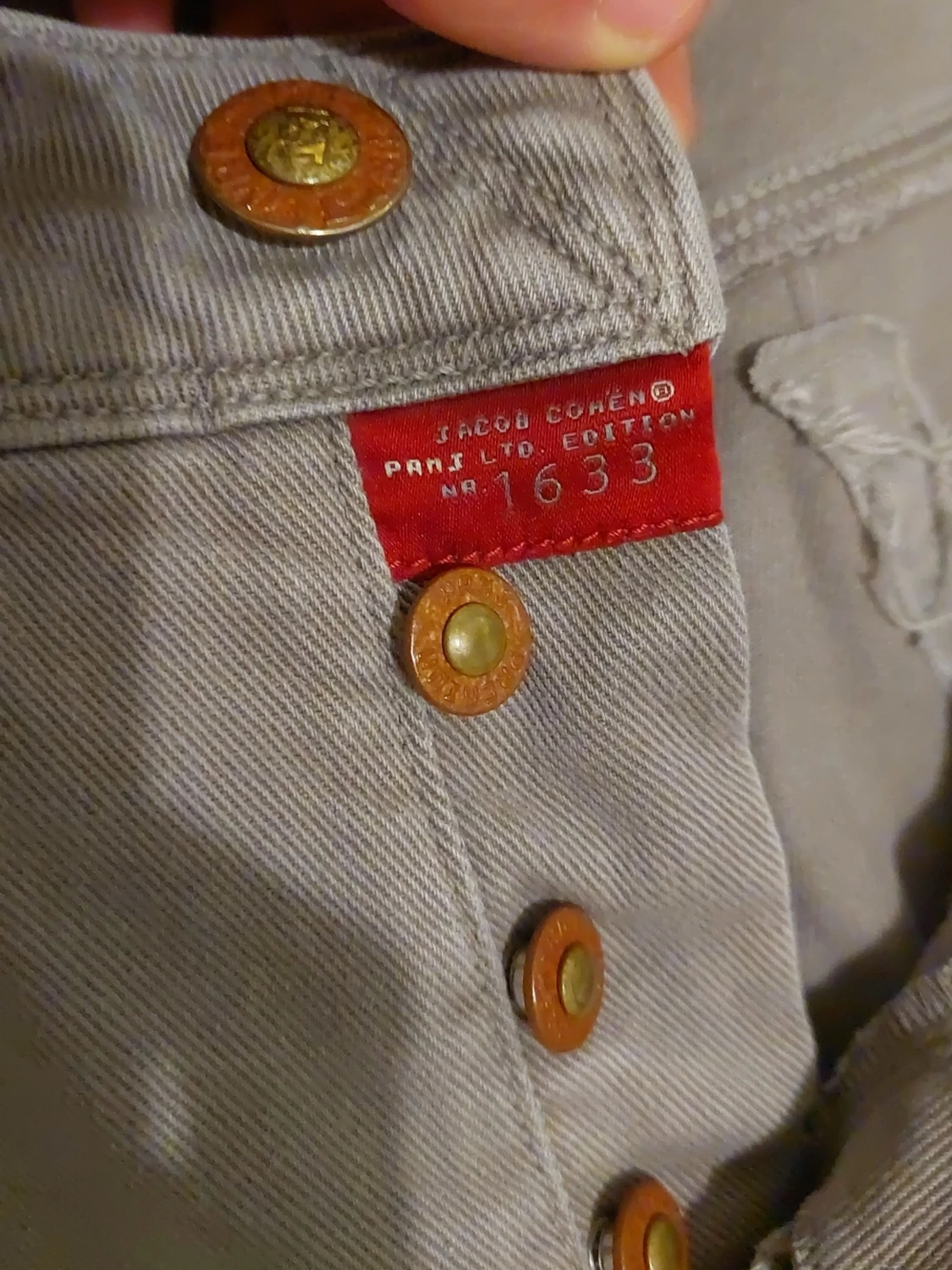 Jacob cohën Limited edition nick 1633 - 5