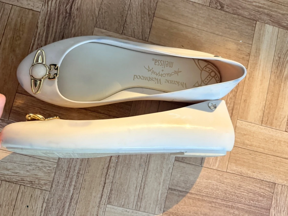 Vita ballerinaskor Vivienne Westwood - 2