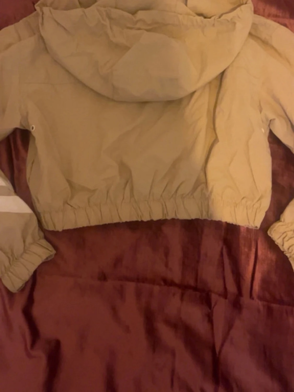 Beige vindjacka  - 3