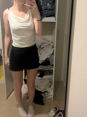 Fest topp  - Vit spets topp i XS 