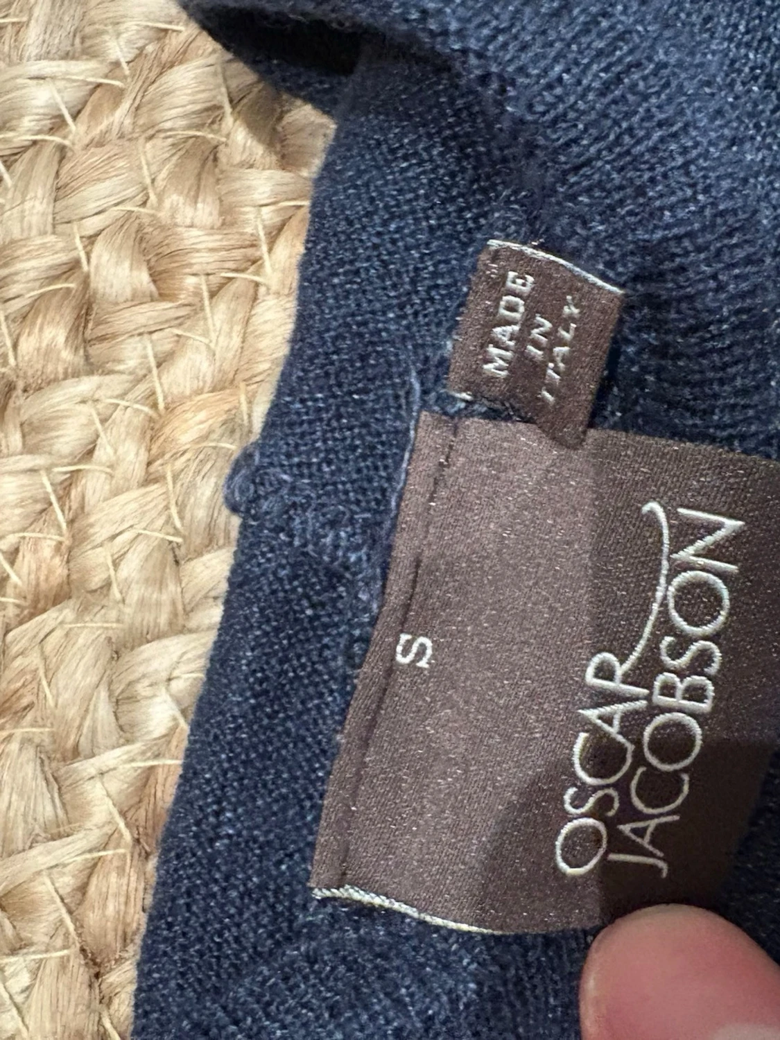Oscar Jacobson stickad hoodie - 3