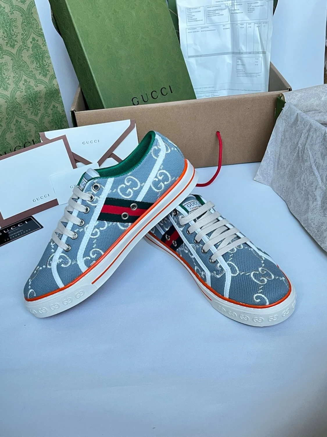 Gucci GG Supreme låga sneakers - 1