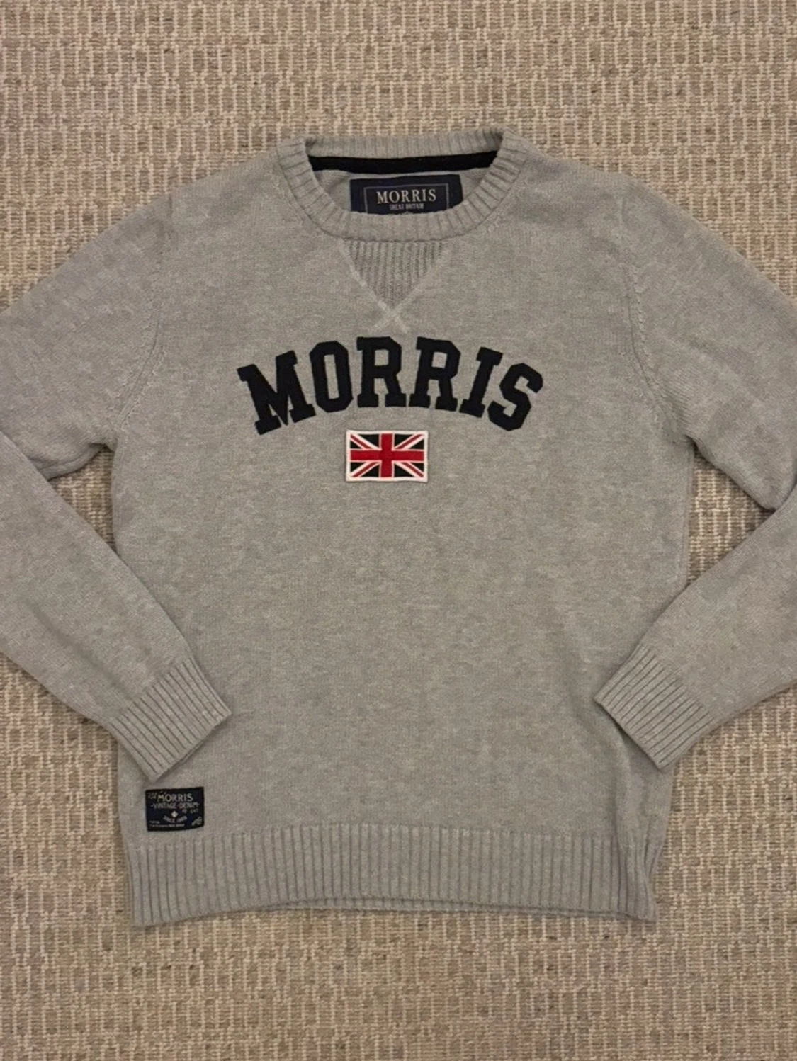 Grå stickad tröja från Morris - 2