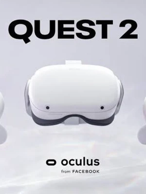 Oculus Quest 2 VR-headset - Säljer ett Oculus Quest 2 VR-headset i vit färg. Glasögonen har en modern, rundad design och är tillverkade i plast med mjuka detaljer för bekväm användning. Perfekt för gaming och VR-upplevelser, trådlös och enkel att använda. Kan diskutera om priser