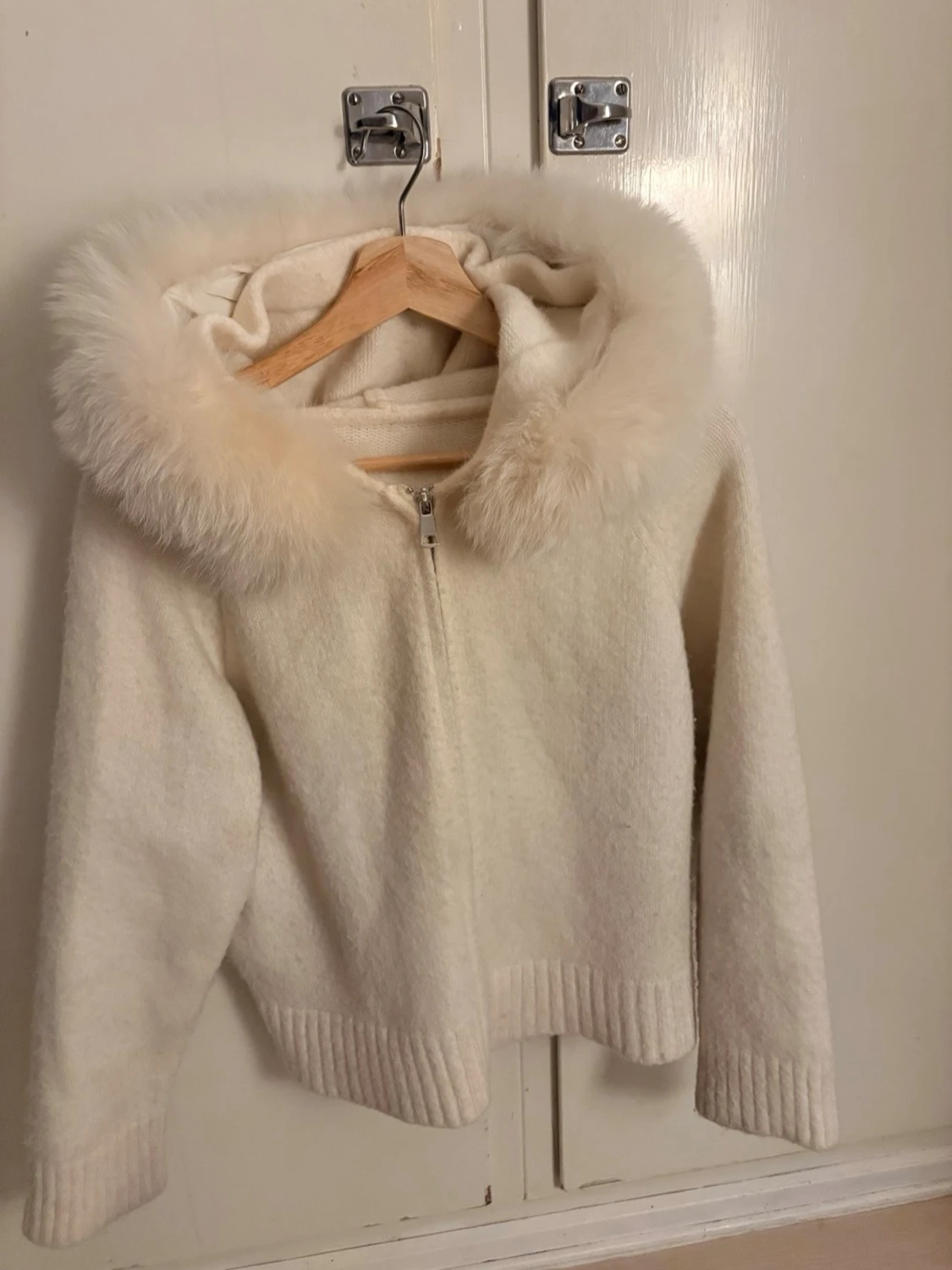 Alessa fur jacket white - 1