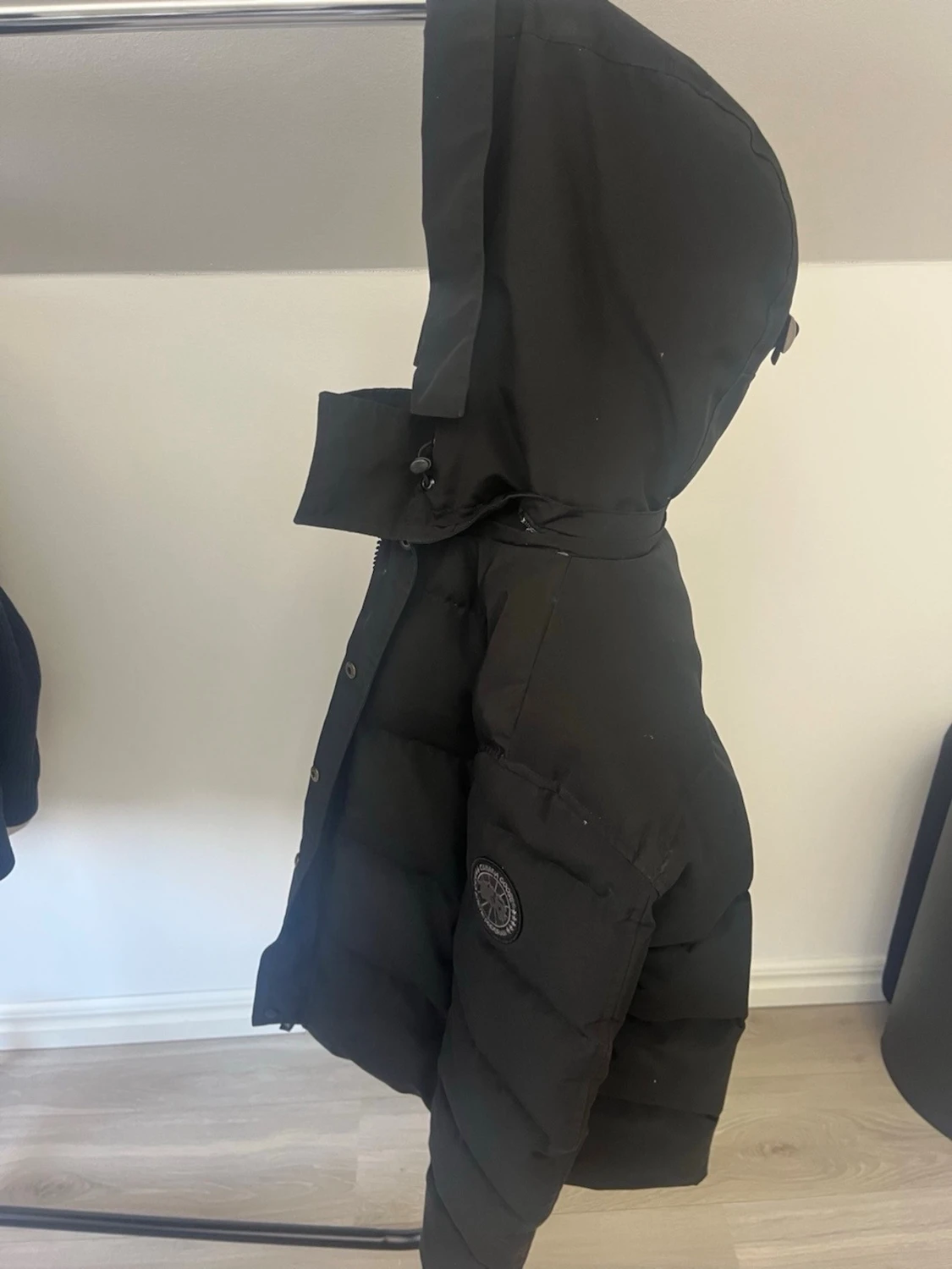 Svart Canada goose jacka