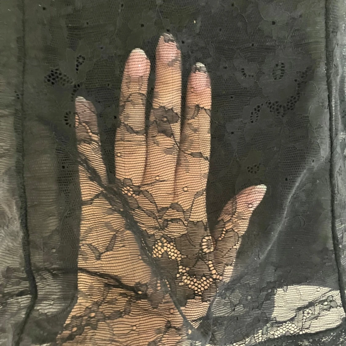 Svart spetskorsett - 2