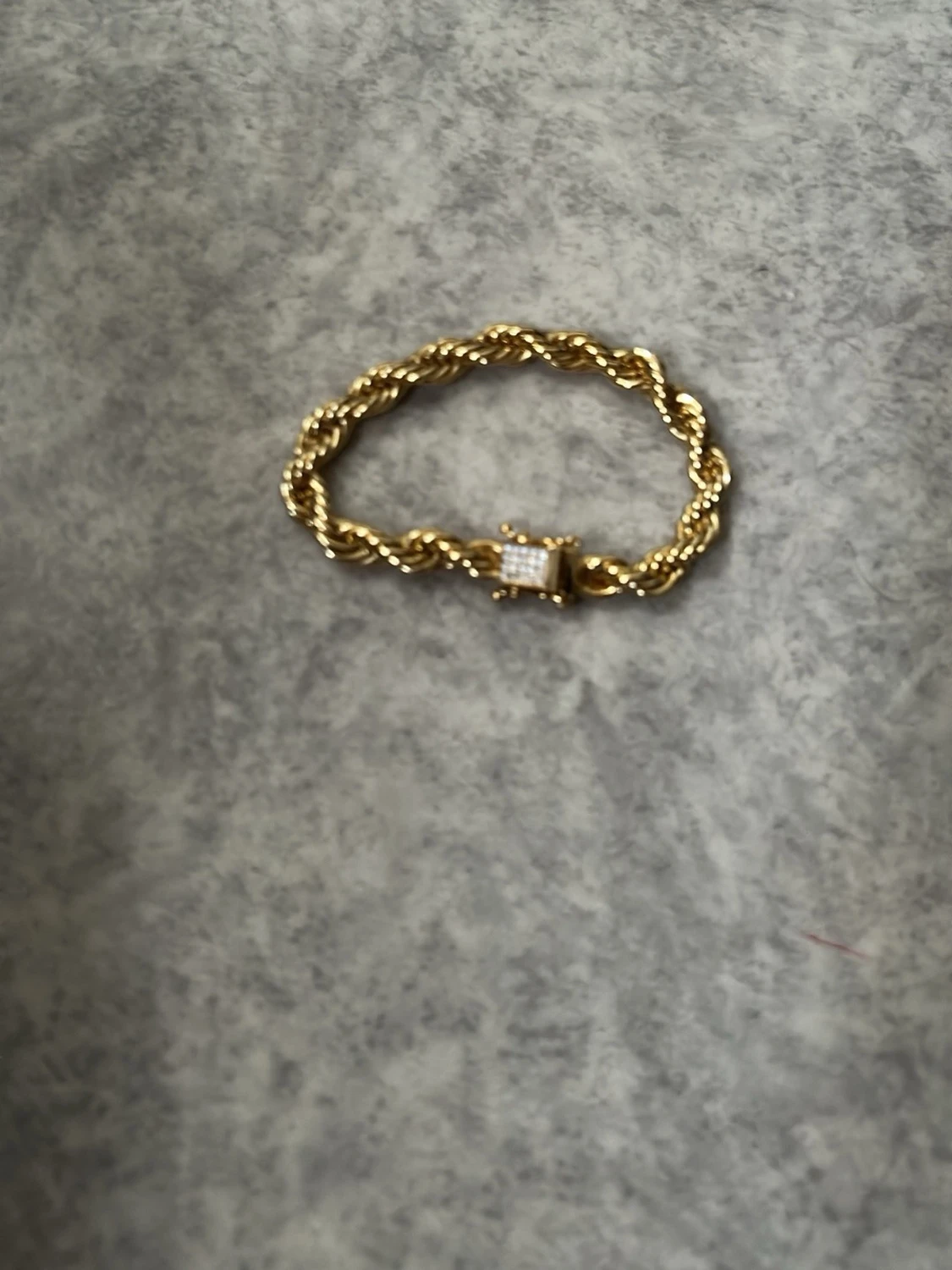  Guld Cordell armband med diamant lås - 1