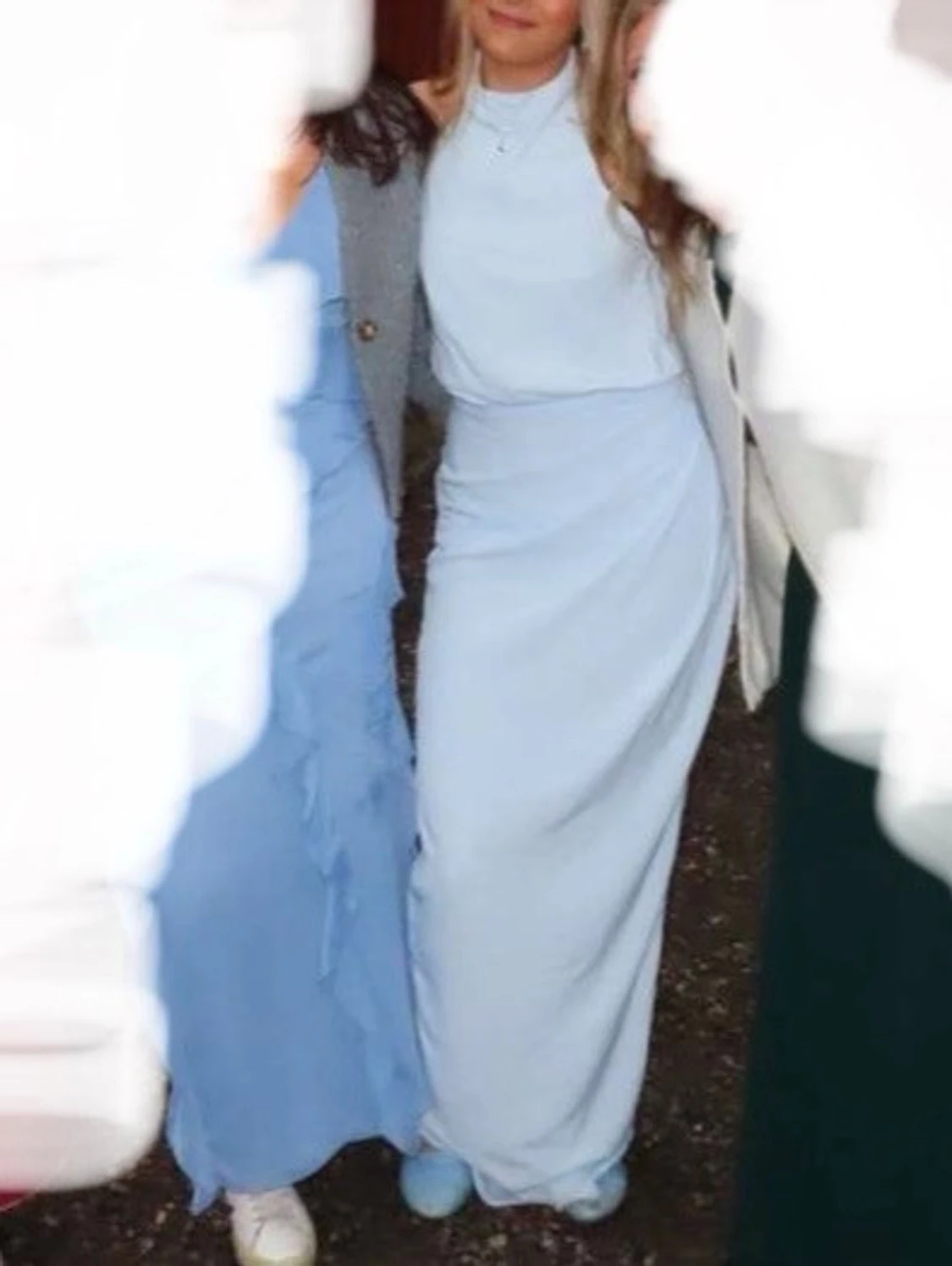 Ljusblå balklänning  - 1