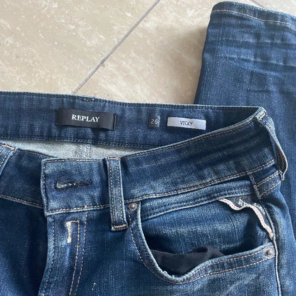 Lågmidjade jeans - 90