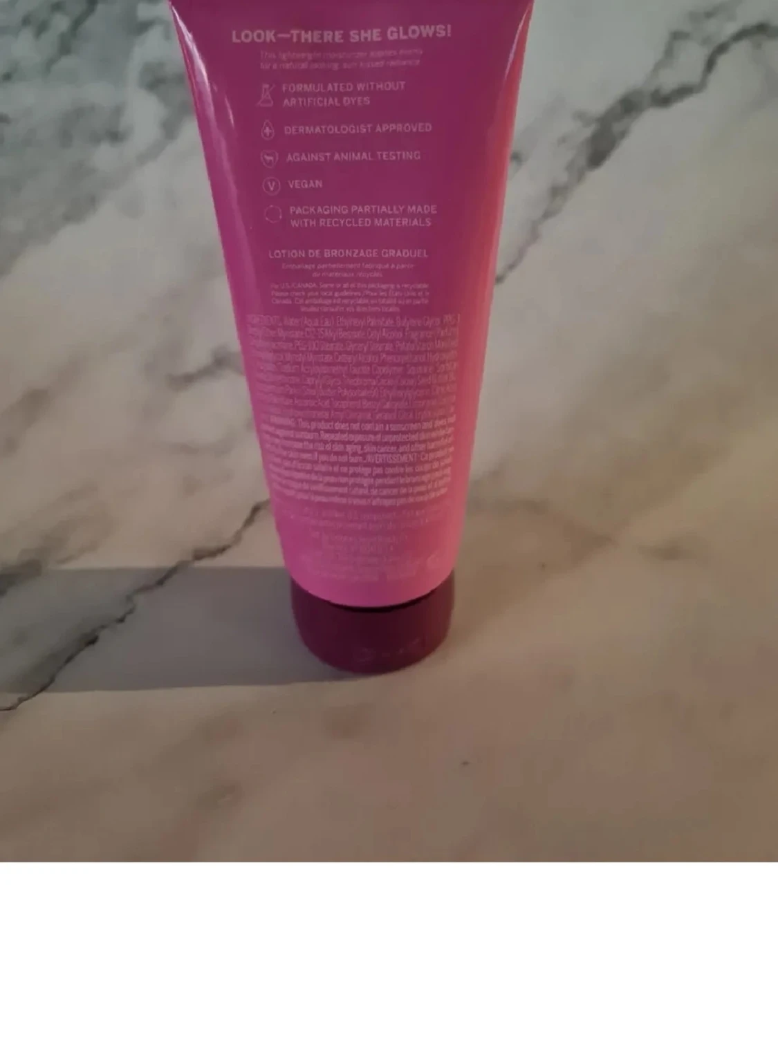 PINK Glowy Coco Passion Brun utan sol - 1