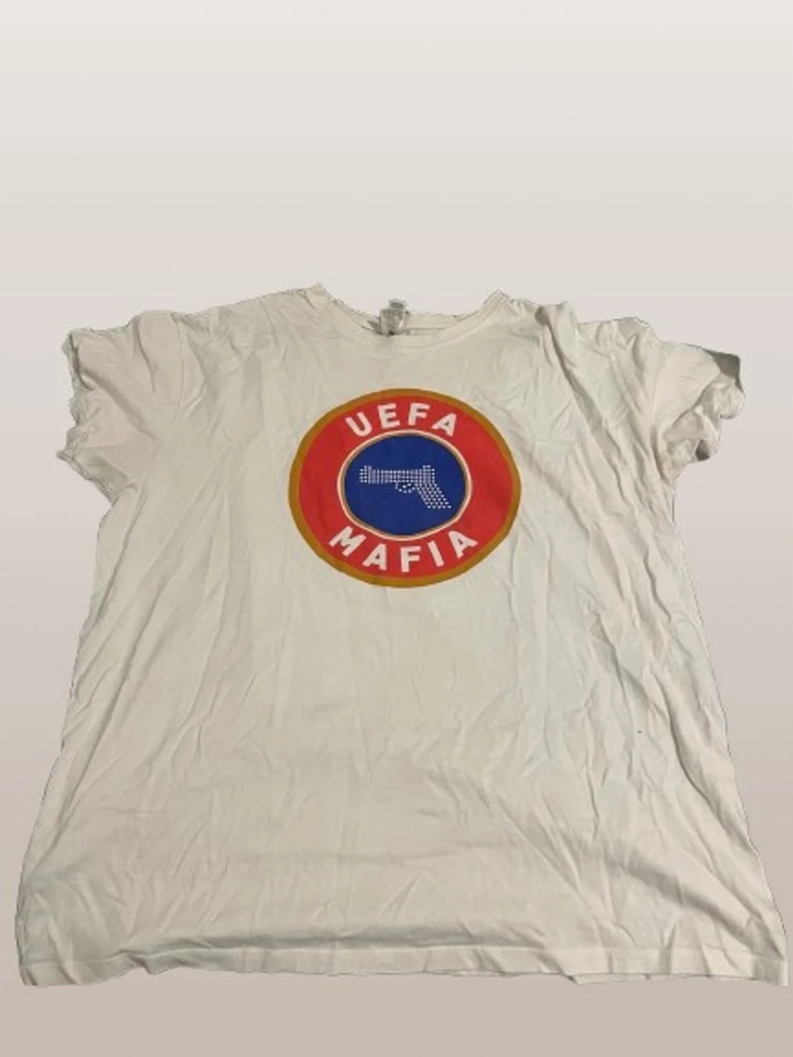 Vit UEFA Mafia t-shirt