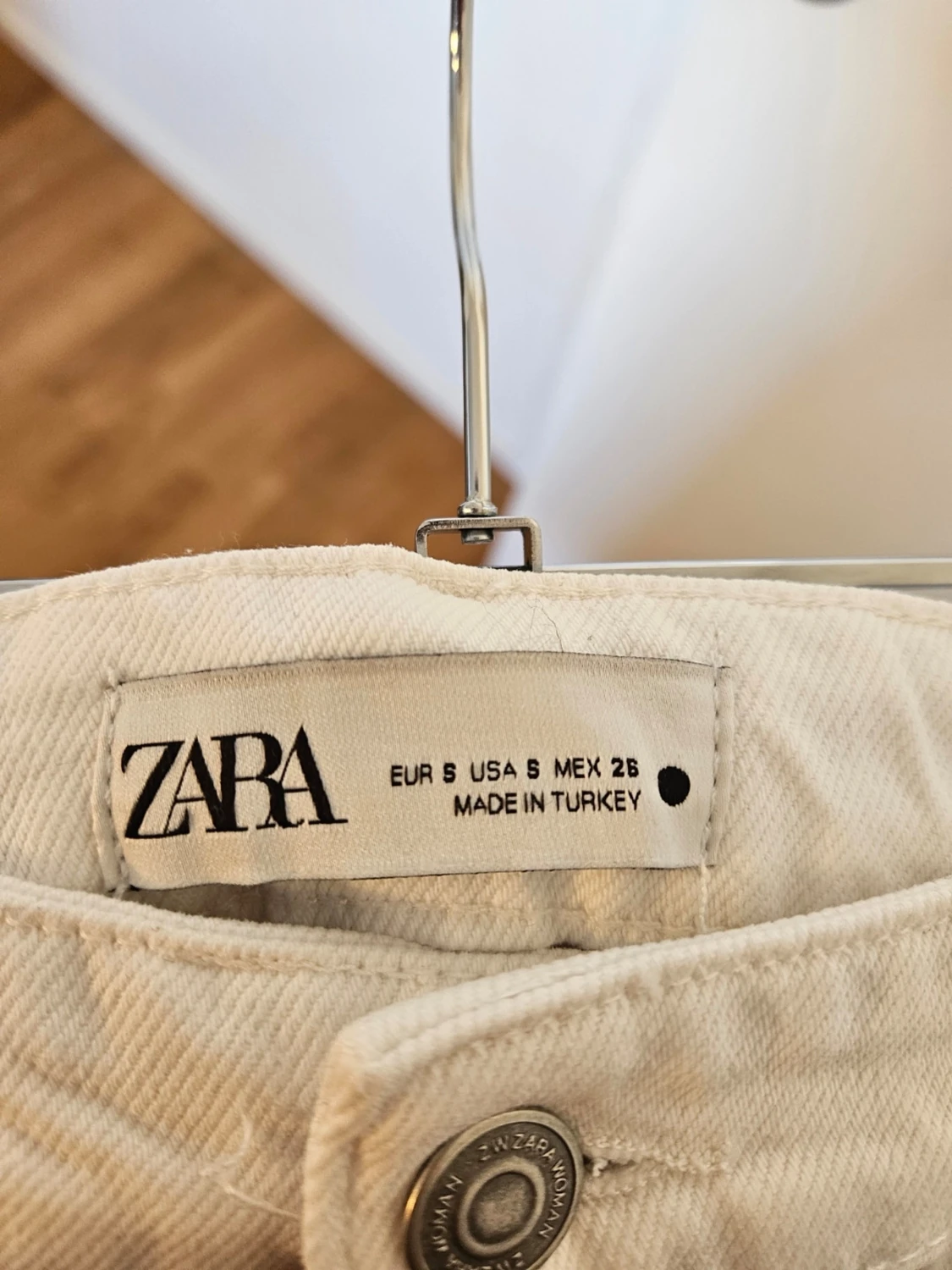 Vit jeanskjol Zara - 3
