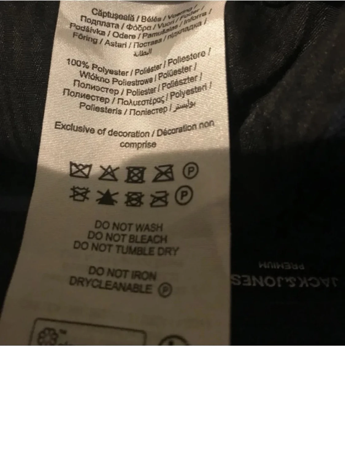 Jack & Jones kavaj herr blå storlek 52 polyester - 4