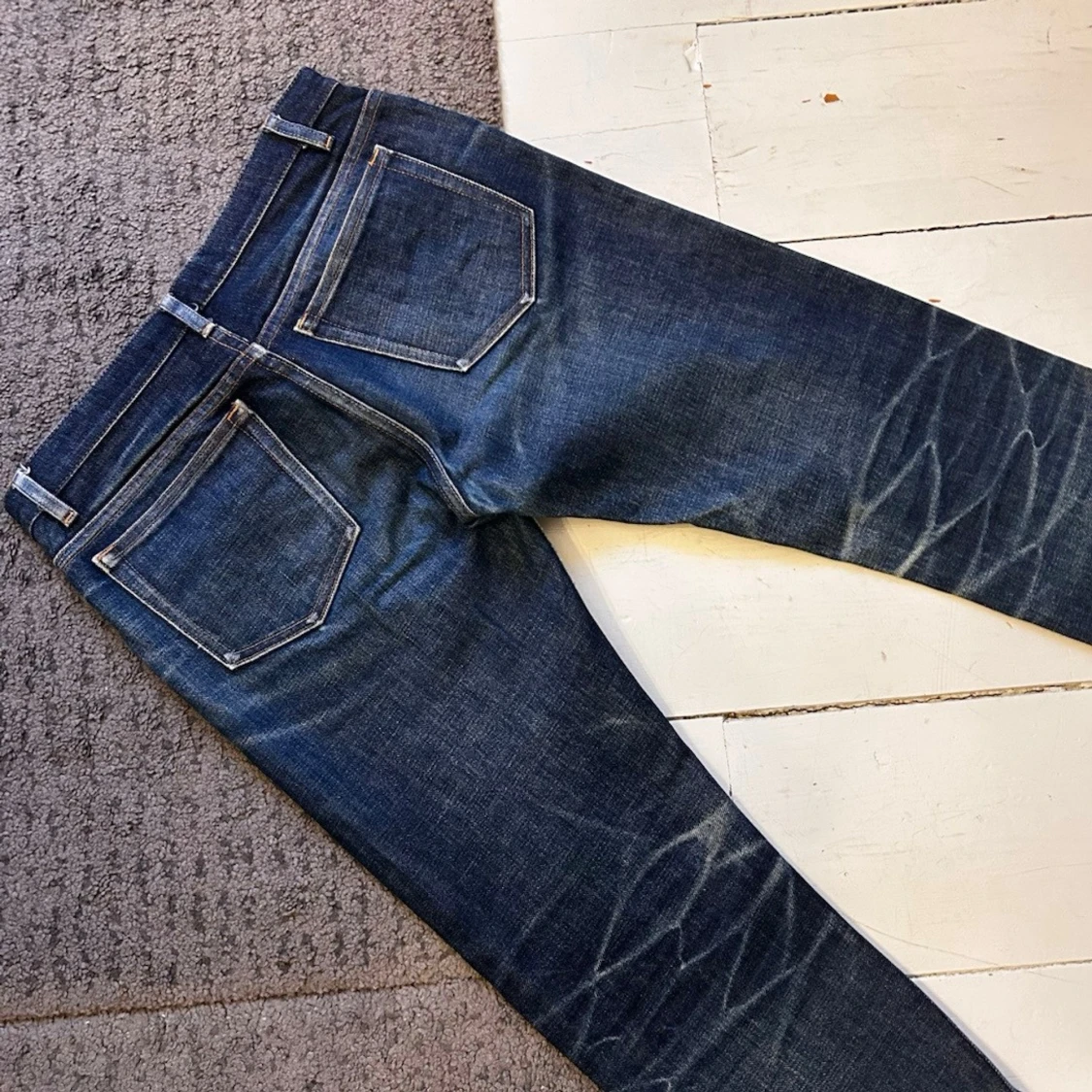 Mörkblåa APC Petit New Standard Selvedge Jeans