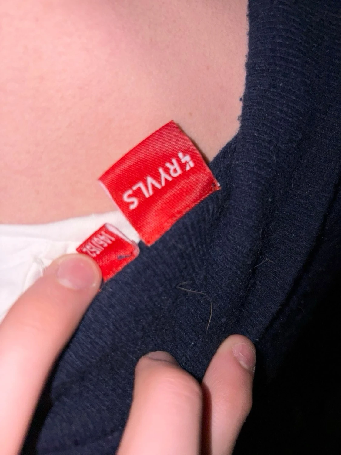 Mörkblå halvzip tröja - 3