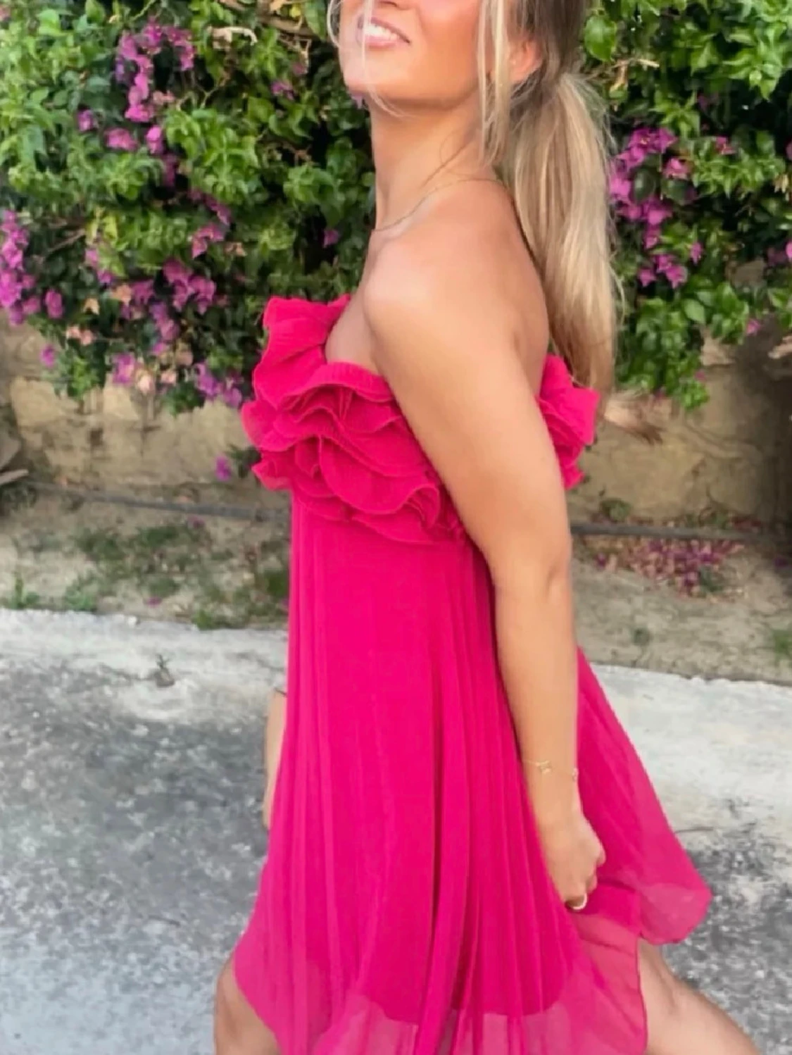 Rosa klänning Zara S