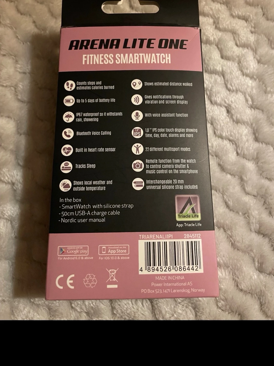 Triacle Arena Lite One smartklocka rosa - 4