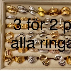 3 för 2 på alla ringar  - ‼️ Priserna varierar mellan 89-139kr styck. Fri frakt på alla köp.‼️